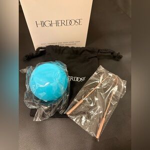 HigherDOSE Blue Face Ball and Copper Tongue Scraper Set (brand new)